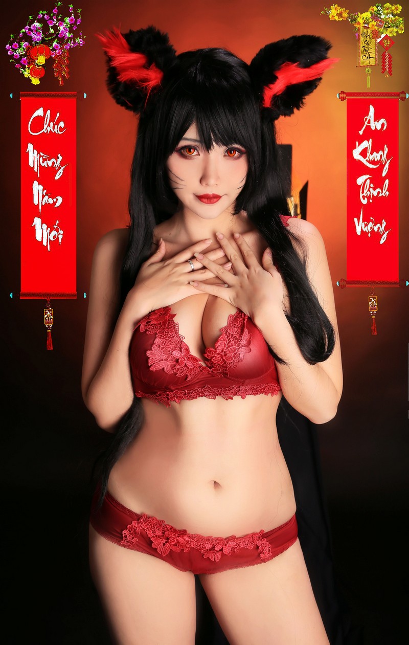 Hana Bunny 阿狸 Ahri Cosplay写真｜英雄联盟 LOL 九尾妖狐 Ahri 高清图片[14P-12.7M]插图3