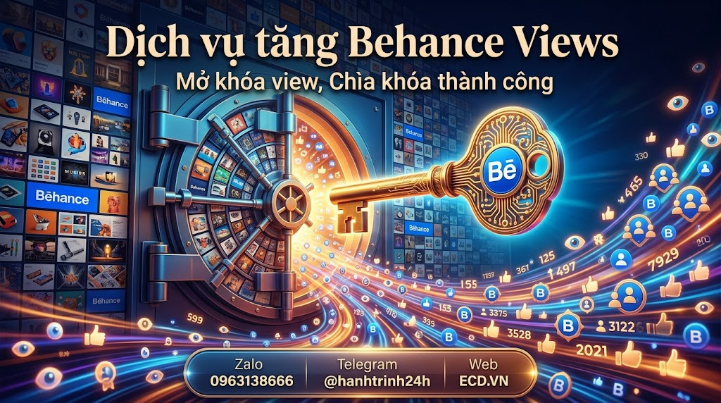 tăng behance views giá rẻ behance freelancer