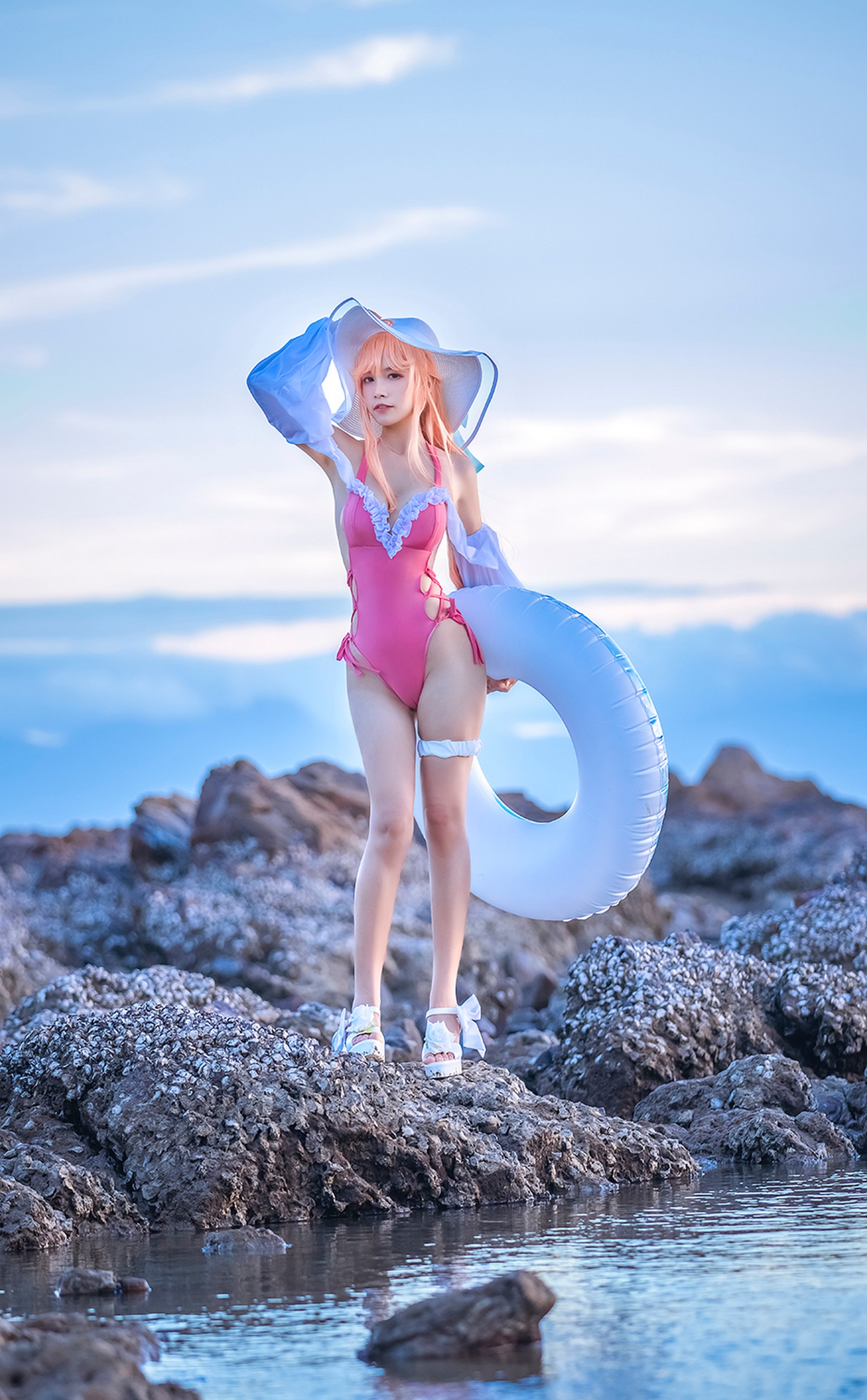 Neko-薇薇 黎塞留泳装 Cosplay 夏日写真合集（25P｜57MB）插图