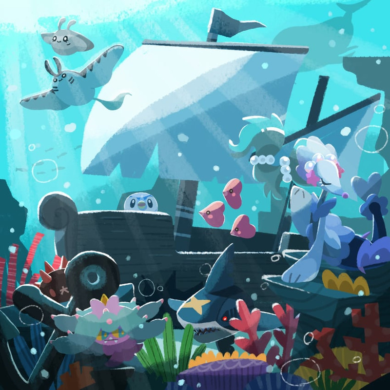 piplup-primarina-luvdisc-pyukumuku-sharp