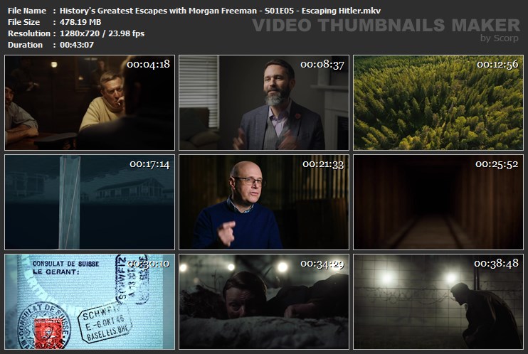 History's Greatest Escapes with Morgan Freeman - S01E05 - Escaping Hitler.mkv