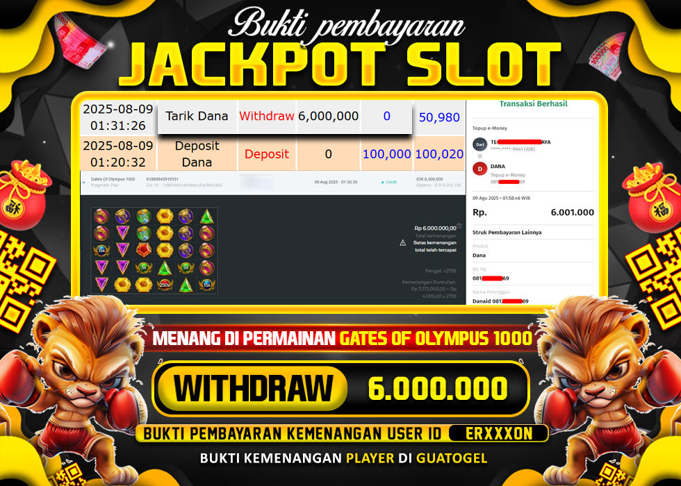 BUKTI JACKPOT LUNAS GUATOGEL