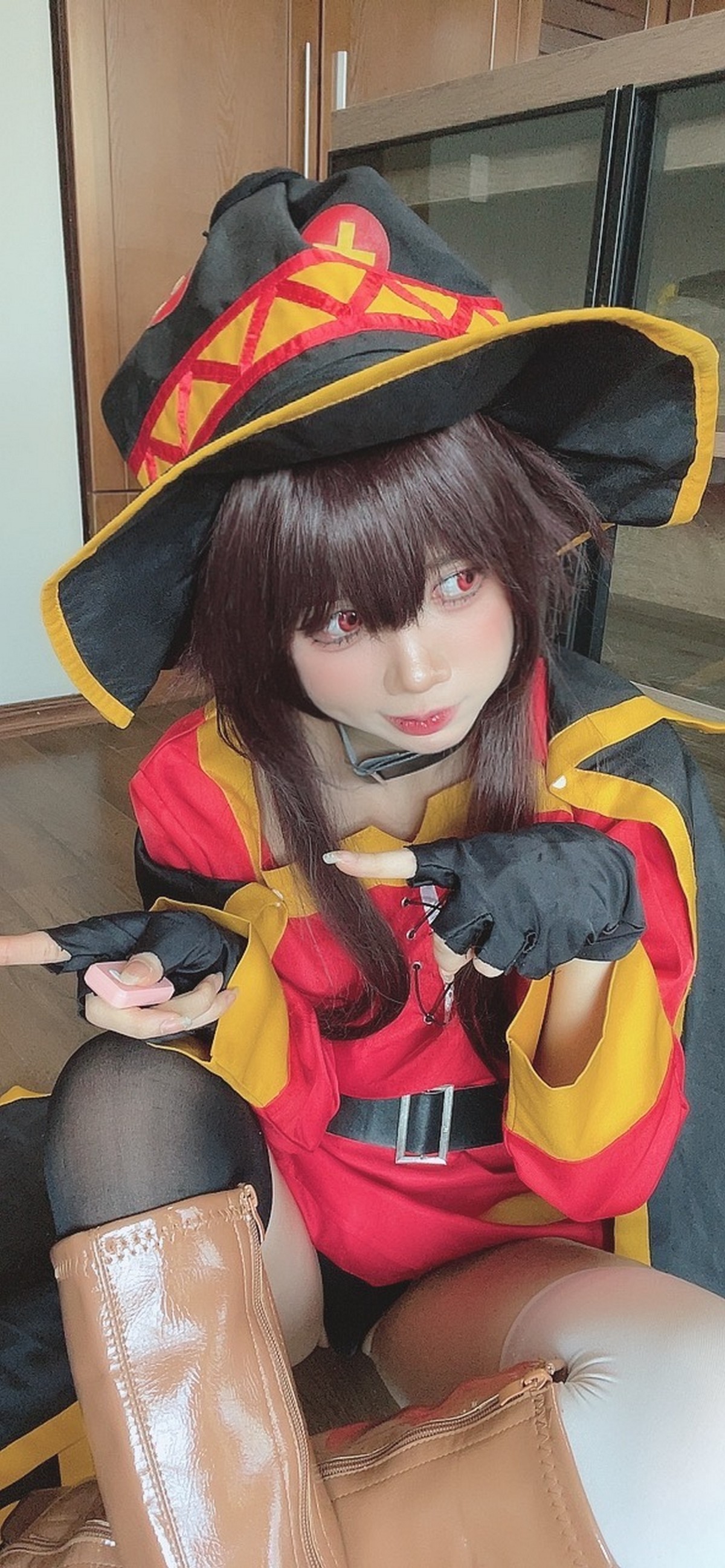 PoppaChan Megumin Cosplay (Konosuba) – 128 Photos 12 Videos 1.01GB插图3