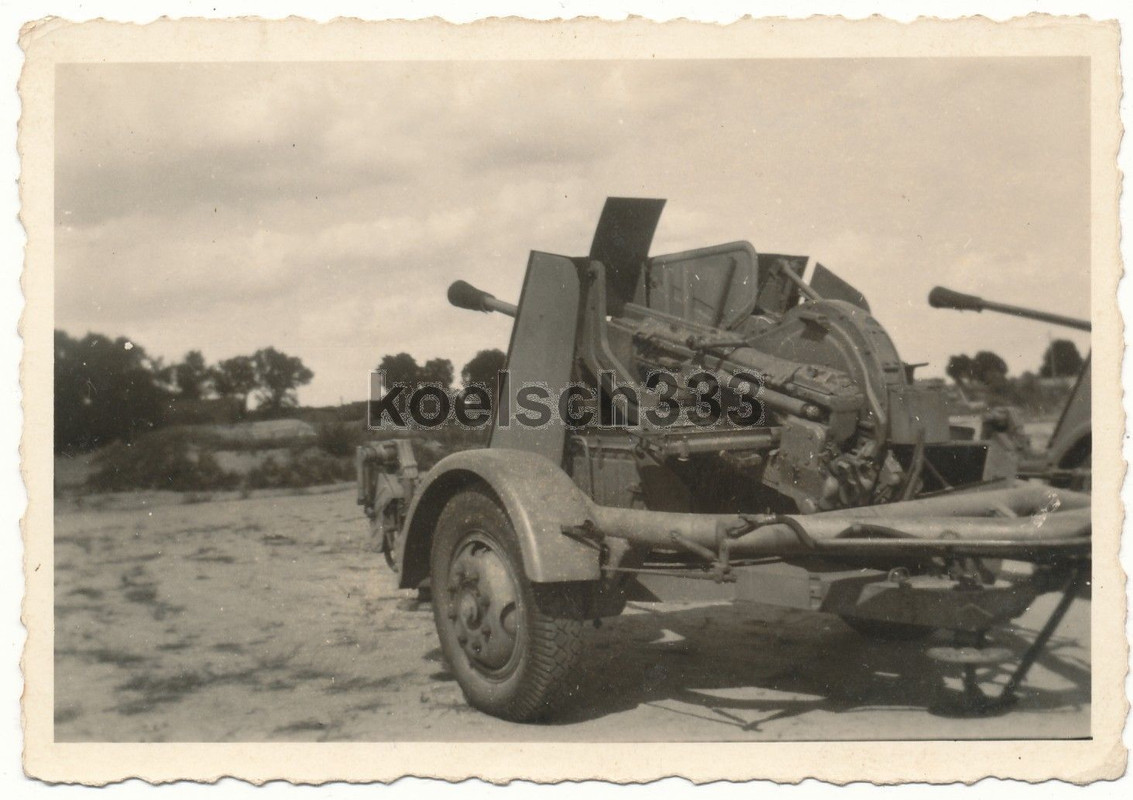 Genshagen 1944 Flak Artillerie Stellung Geschütze Ludwigsfelde