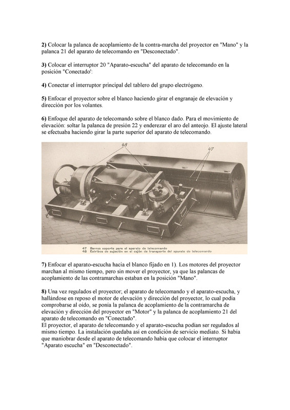 La instalación de telecomando para el proyector G 150  consta de_p28