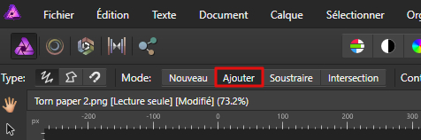 capture menu ajouter