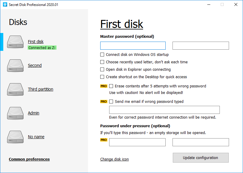 Secret Disk Professional version 2021.06 Multilingual Secret Disk Professional version 2021.06 Multilingual