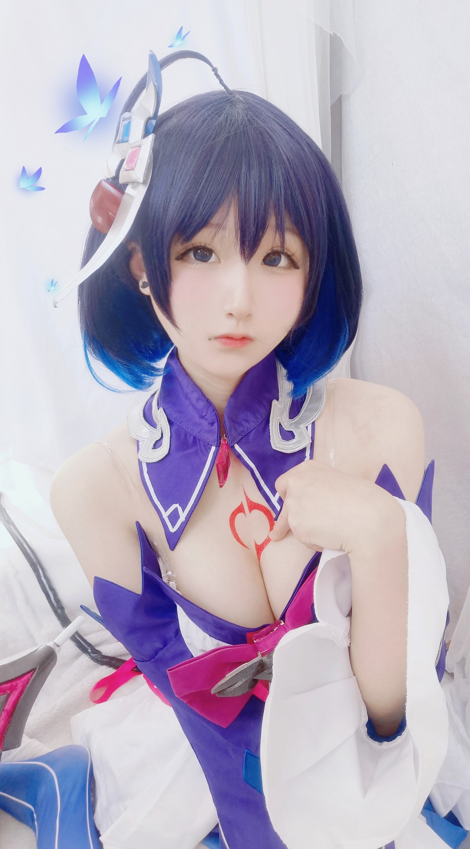 Seele麦麦希儿幻海梦蝶写真集｜梦幻蓝色系高清图集（168P-229.3M）插图