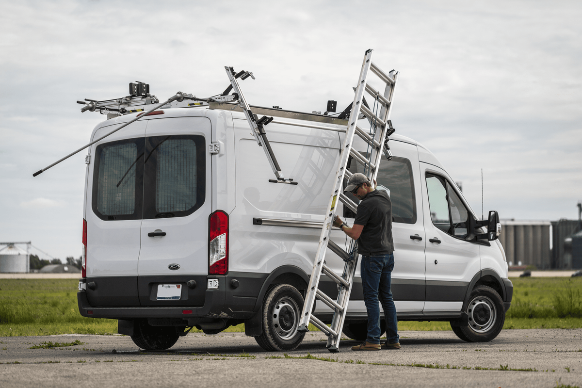 Enhancing Efficiency with a Ladder Rack for Van