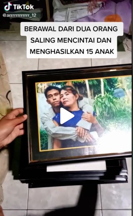 Mulyono dan Partinah pasutri yang viral punya 16 anak