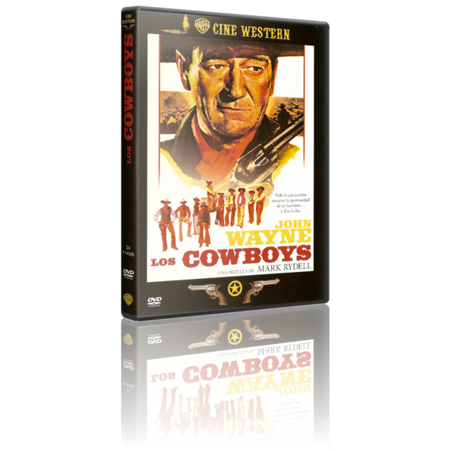 Portada - Los Cowboys [DVD9Full] [PAL] [Cast/Ing/Ale] [Sub:Varios] [1972] [Western]