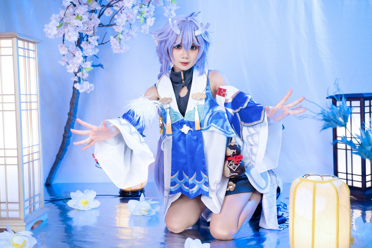 PoppaChan Bailu Cosplay Pack (Honkai Star Rail) – 155 Photos 12 Videos 457MB插图