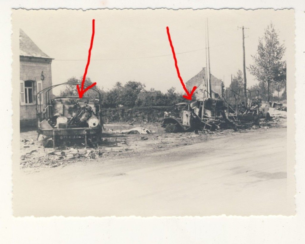 Foto BARBENCON Belgien Wallonien - zerstörte Fah