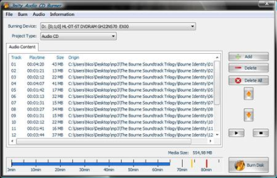 3nity Audio CD BURNER 4.0