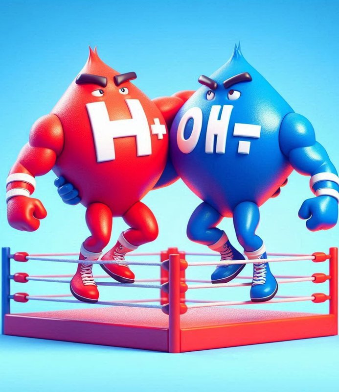 equilibrio H+ versus OH-
