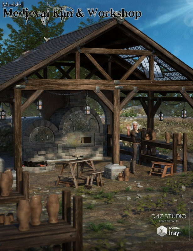 Muelsfell Modular Medieval Kiln & Workshop Muelsfell Modular Medieval Kiln & Workshop