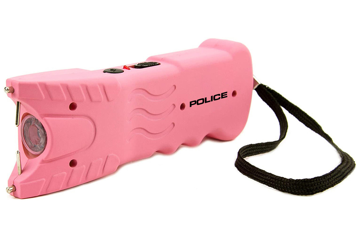 police-stun-gun-taser-flashlight-rechargeable-vipertek-916-pink