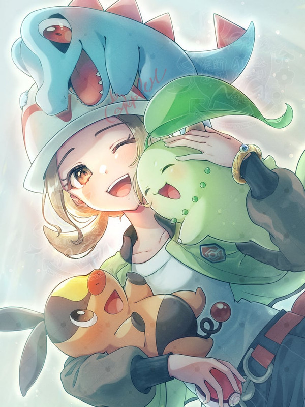 chikorita-tepig-totodile-and-harmony-pok