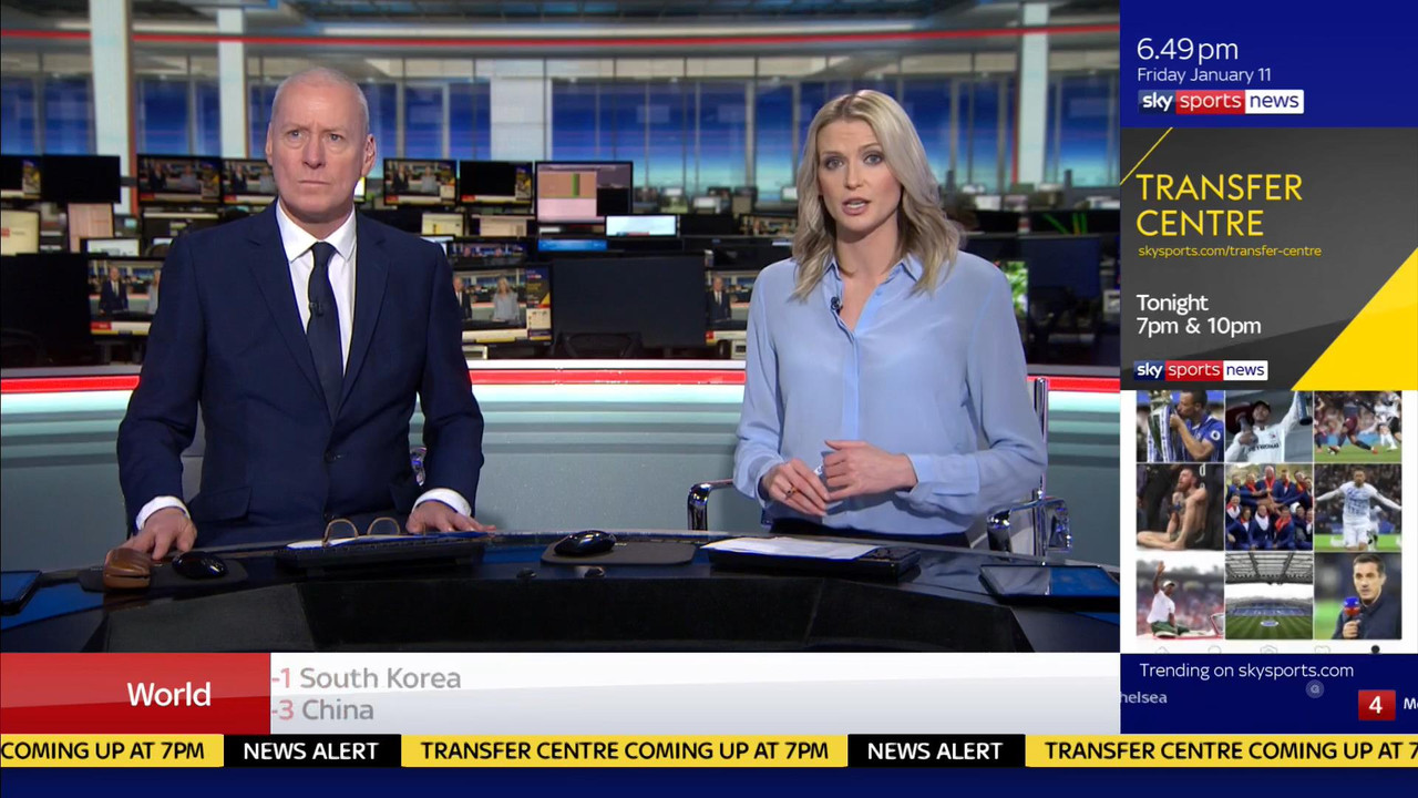 11 January - 18.00.00 - Sky Sports News At 6 2019. A comprehensi