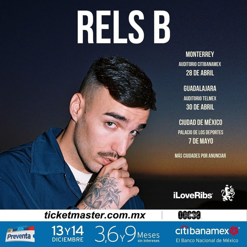 Rels B anuncia conciertos para CDMX, Monterrey y Guadalajara: Precio de boletos y fechas