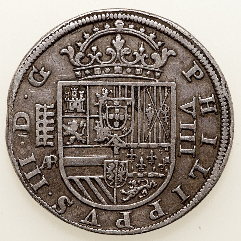 8 reales Felipe III. Real Ingenio de Segovia 1614. PAS6504
