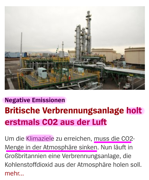 neusprech - Klimawandel Verbrennungsanlage