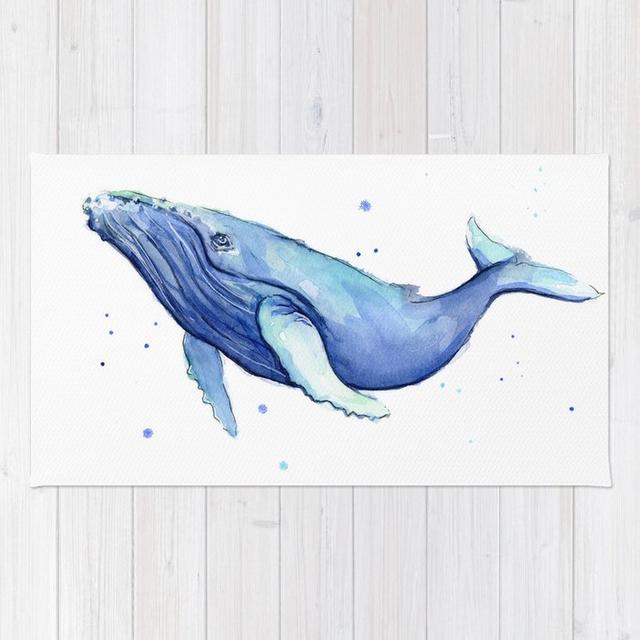 Painting a Watercolor Humpback Whale