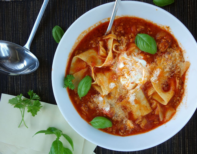 Lasagne-Suppe Lasagne-Suppe