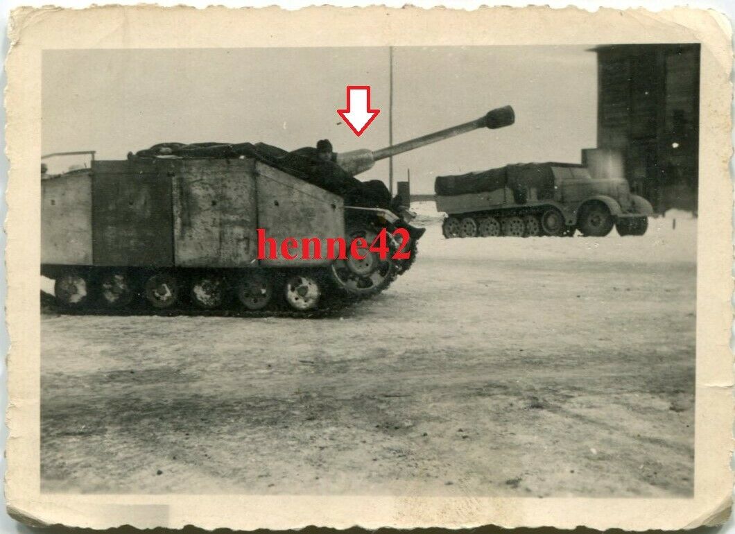 Foto Wehrmacht Sturmgeschütz StuG III Saukopfblende Seitenschürzen tank