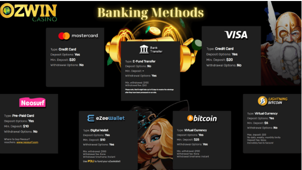Ozwin-Casino-Payment