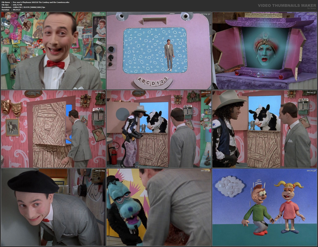 Pee-wee's Playhouse S01E10 The Cowboy and the Cowntess.mkv