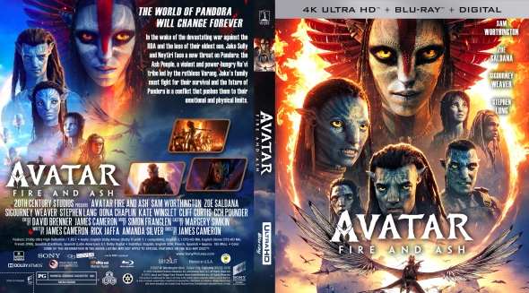 Avatar Tűz és Hamu (Avatar Fire and Ash)