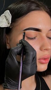 Коррекция + окрашивание хна