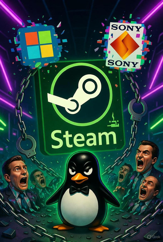 📡 Valve Quebra as Correntes: O Dia em que o Linux Virou Arma de Dominação Global