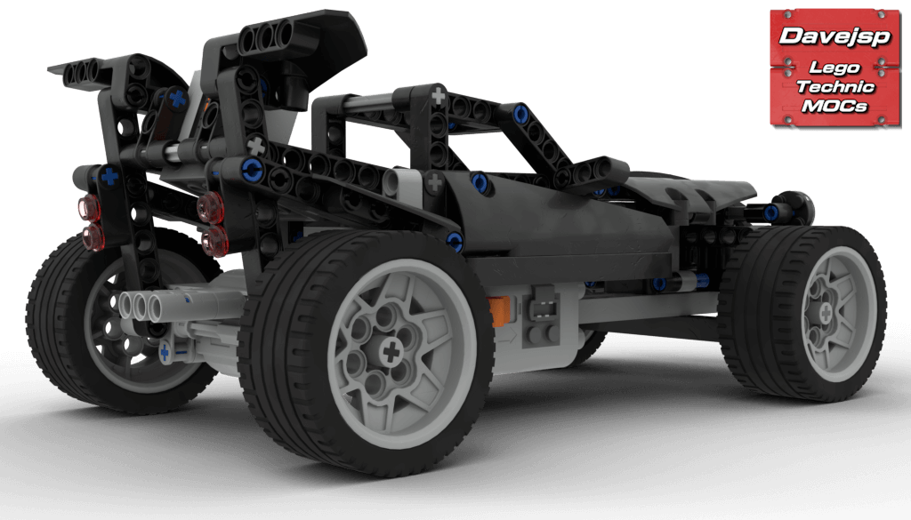 Remote controlled Lego Technic MOC car
