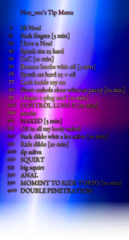 noa 001 tip