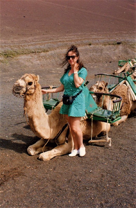 Paseando por España-1991/2015-Parte-1 - Blogs of Spain - PARQUE NACIONAL DE TIMANFAYA Y ALREDEDORES-JULIO-1991-ISLAS CANARIAS (13)