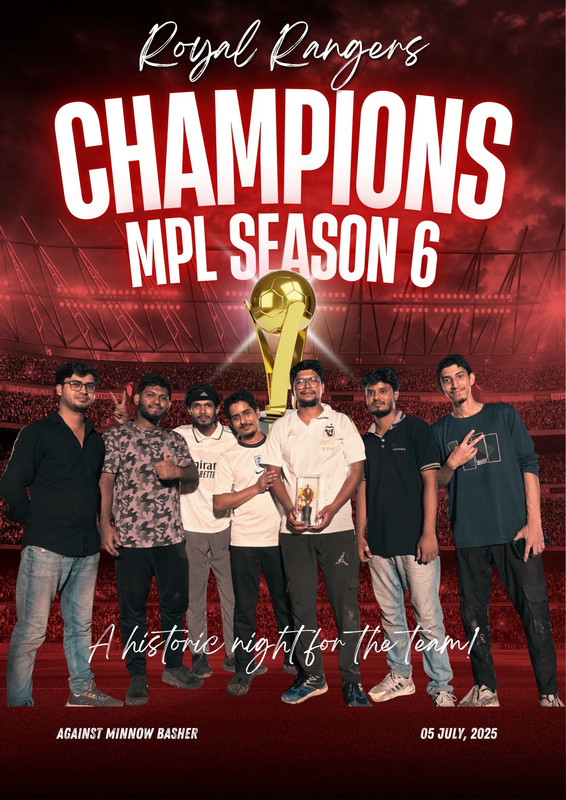 Royal Rangers Team with Trophy