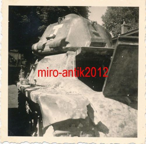 Foto, Wehrmacht, Blick auf einen französischen P