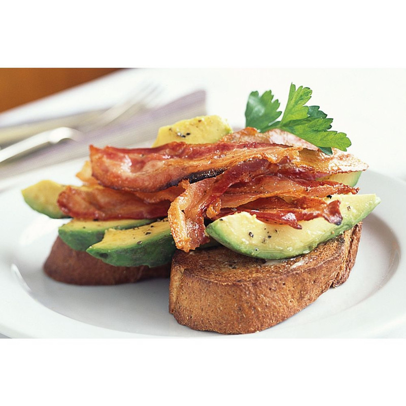 Bacon and avocado