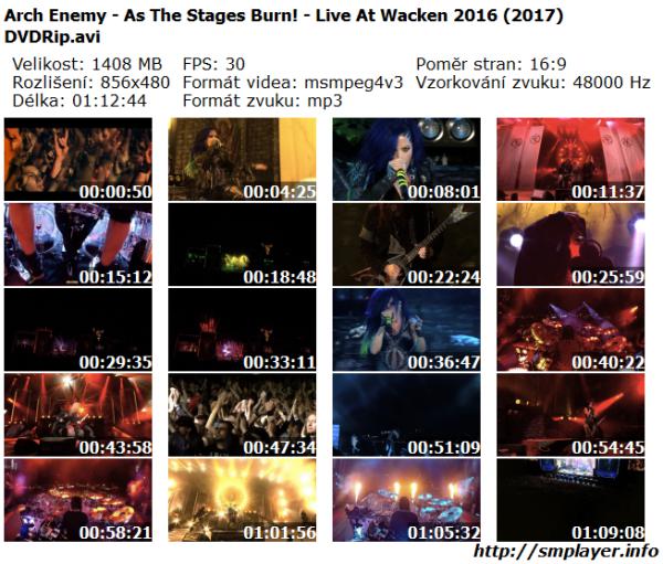 Arch Enemy - As The Stages Burn! - Live At Wacken 2016 (2017
