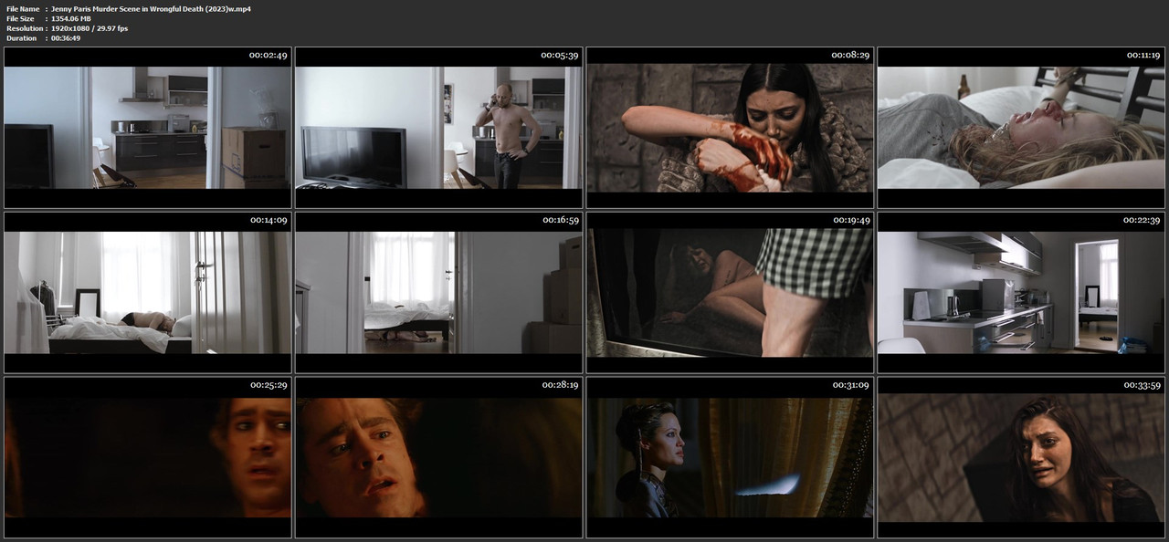 Jenny Paris Murder Scene in Wrongful Death (2023)w.mp4