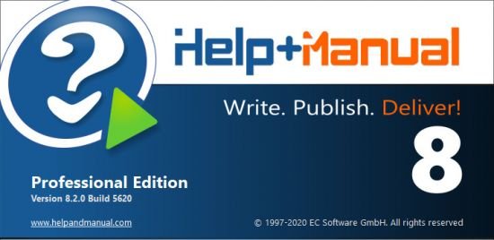 Help & Manual Professional Edition v8.2.0 Build 5620