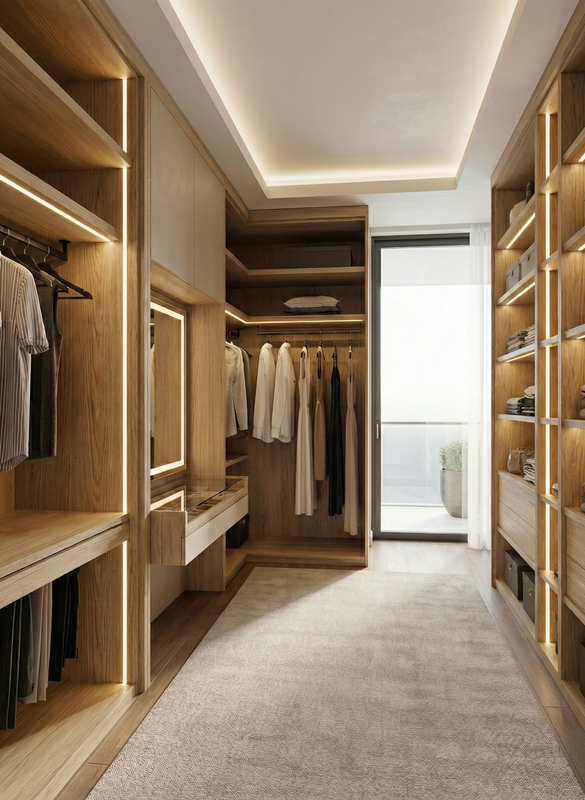 Closet em Madeira Nobre