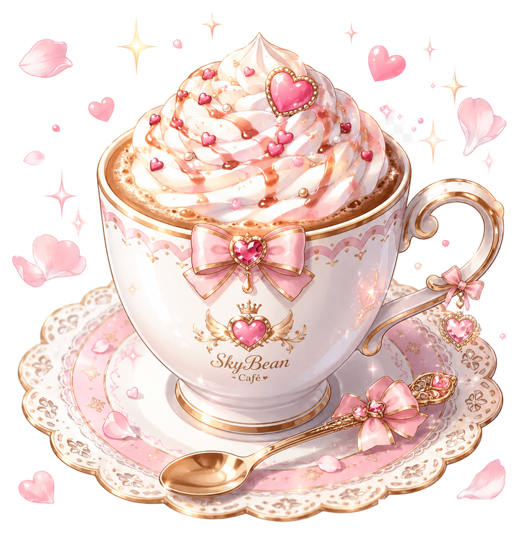 12 Magical Sky Bean Caf latte moment 7