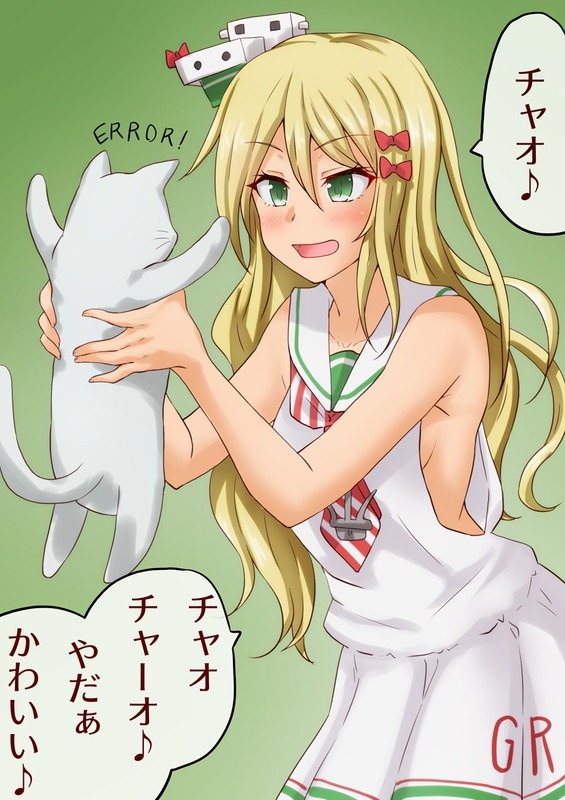 batsubyou-and-grecale-kantai-collection-drawn-by-anti-untea9