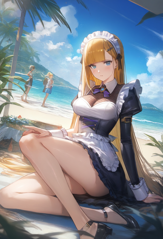 1girl, {{Tuareninya Veyron (overlord)}}, kobayashi ritz (artist), {{reoen (artis s-2492654707