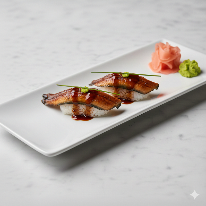 Nigiri De Anguila Ahumada 2 Piezas