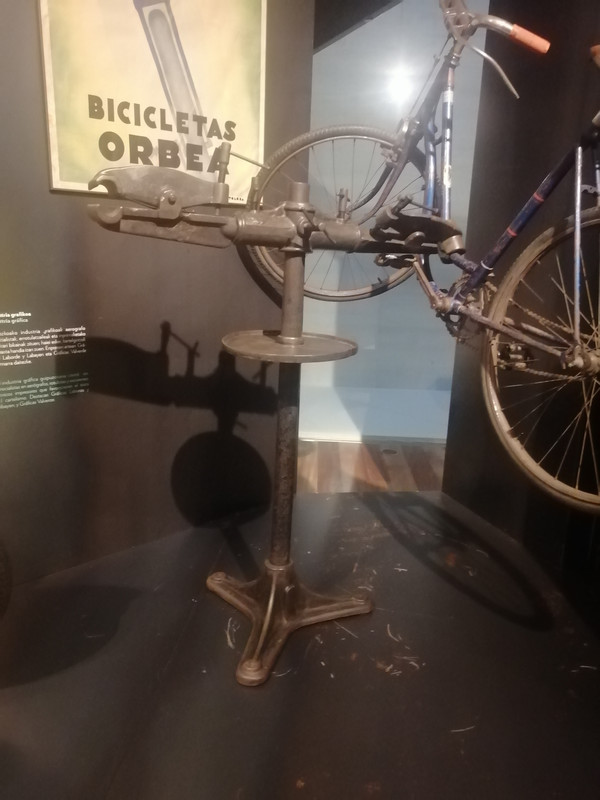 Vintage bike workshop stand