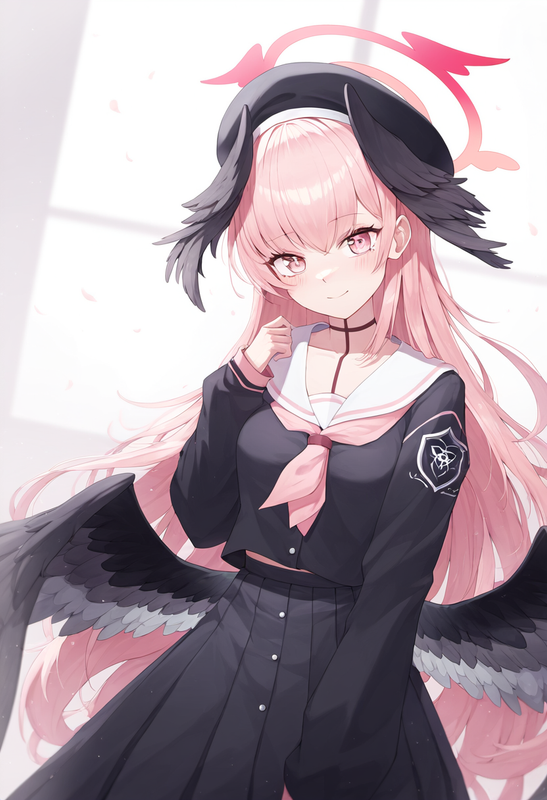 depth of field, 1girl, [[[[koharu (blue archive)]]]], {{{{aged up}}}}, {{long ha s-3117956314